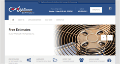 Desktop Screenshot of kdappliance.com